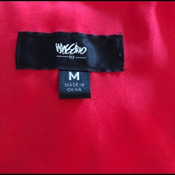 Mossimo Women's Top Red Sleeveless Ruffle Top - Picture 14 of 16